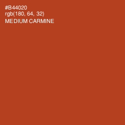 #B44020 - Medium Carmine Color Image